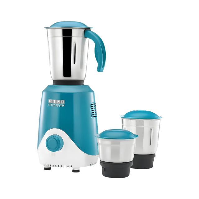 USHA Speed Master 500 Watt 3 Jars Mixer Grinder - Sea Green_Front View