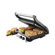 USHA  iChef 4‑Slice 2000 W Stainless Steel Sandwich Grill – Black and Silver_Front_View