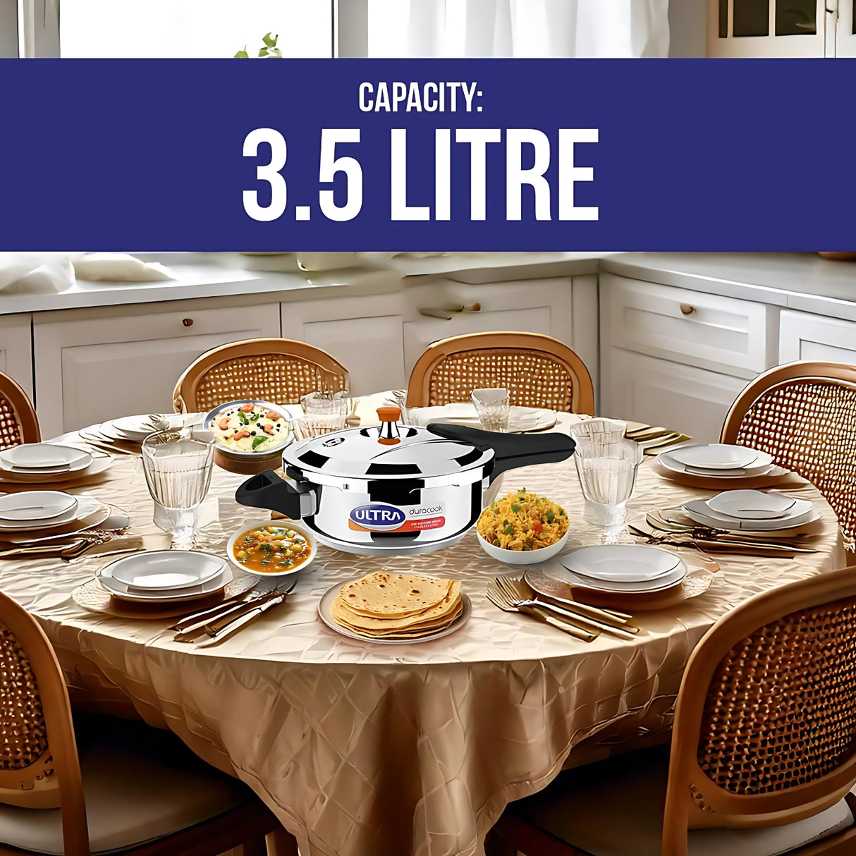 Ultra Duracook SS Pressure Cooker 3.5 L