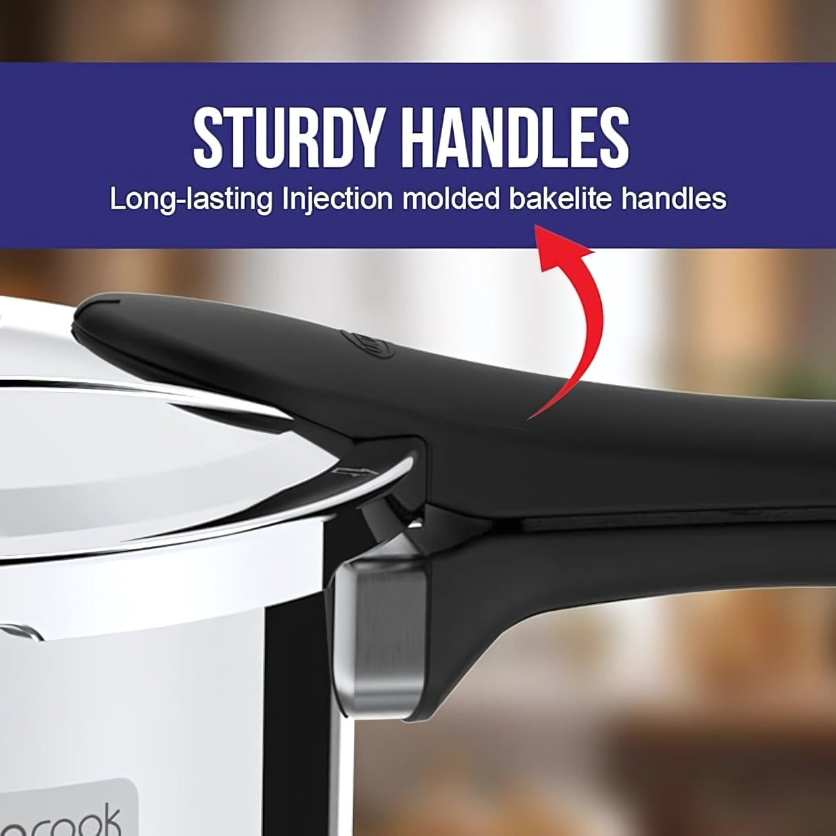 Ultra Duracook Stainless Steel Pressure Cooker 5.5L