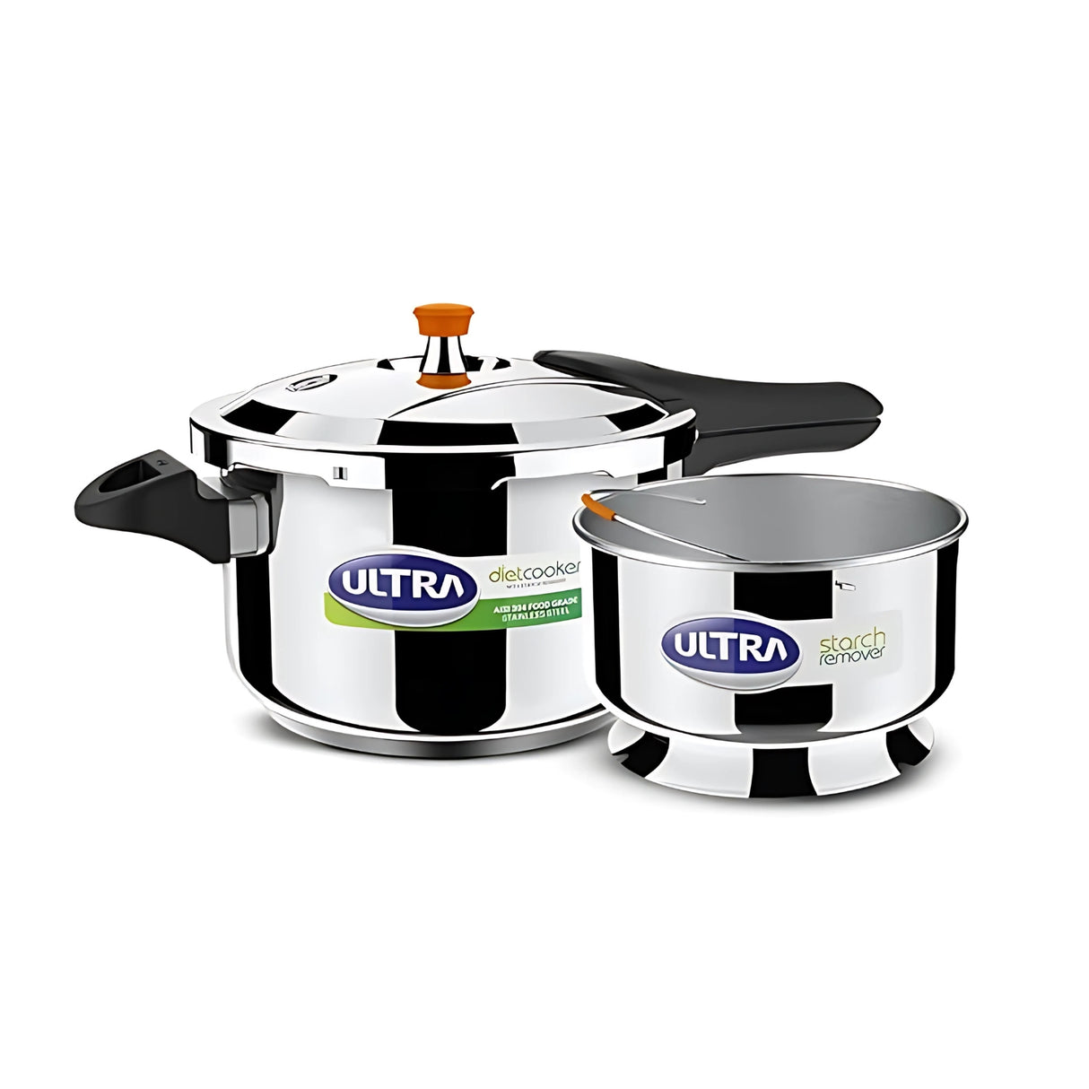 Ultra Duracook Diet SS Pressure Cooker with Excess Starch Remover 5.5L