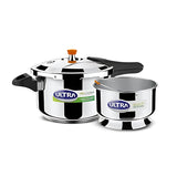 Ultra Duracook Diet SS Pressure Cooker with Excess Starch Remover 5.5L