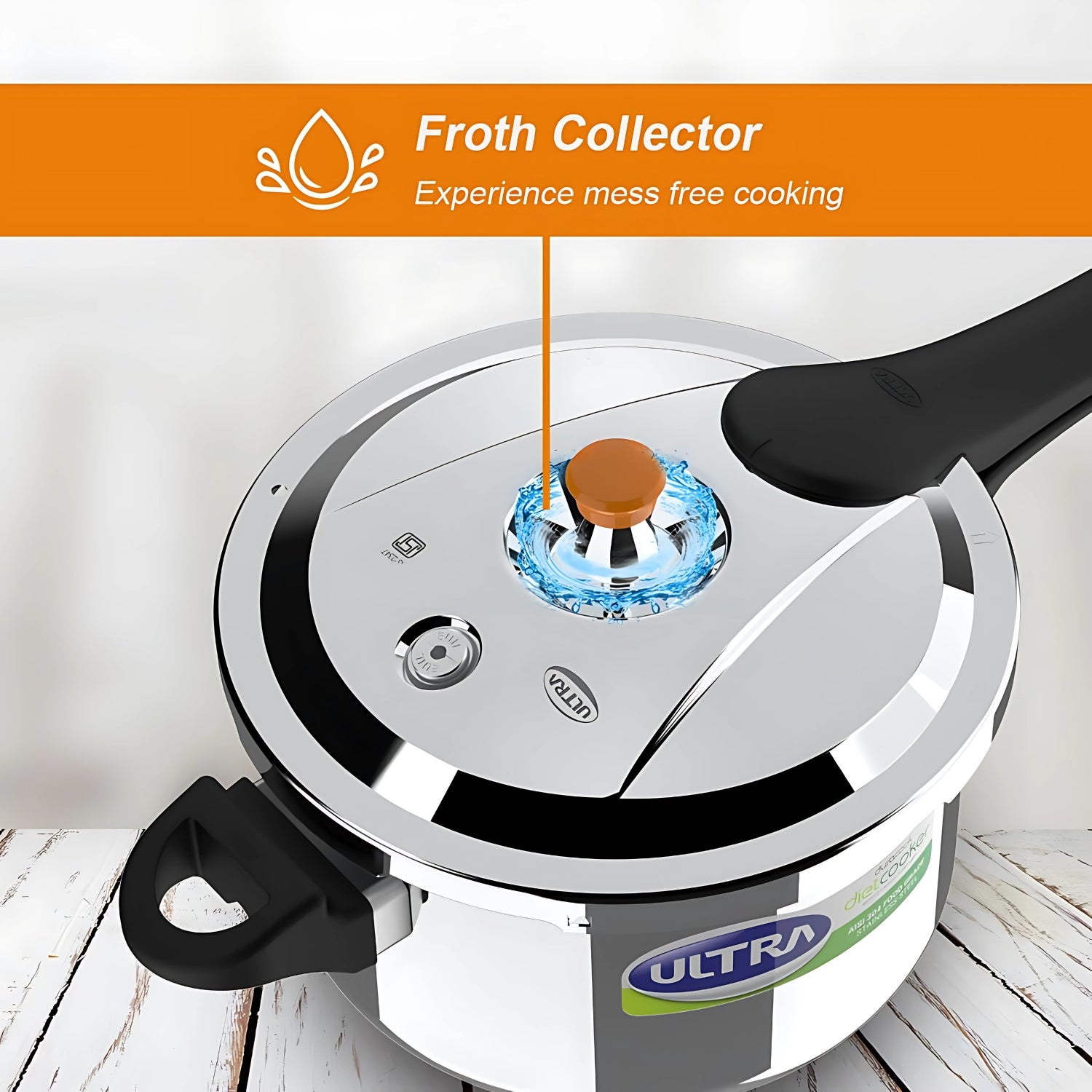 Ultra Duracook Diet SS Pressure Cooker with Excess Starch Remover 3 L_4