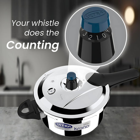 Ultra Krono Triply SS Pressure Cooker 4.5 L_2