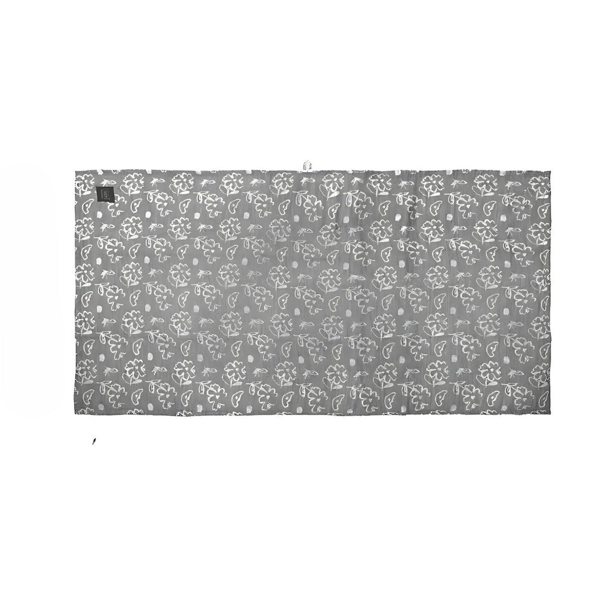 Doctor Towels Banana Jacquard Floral Bath Towel 75 x 150 cm - Charcoal