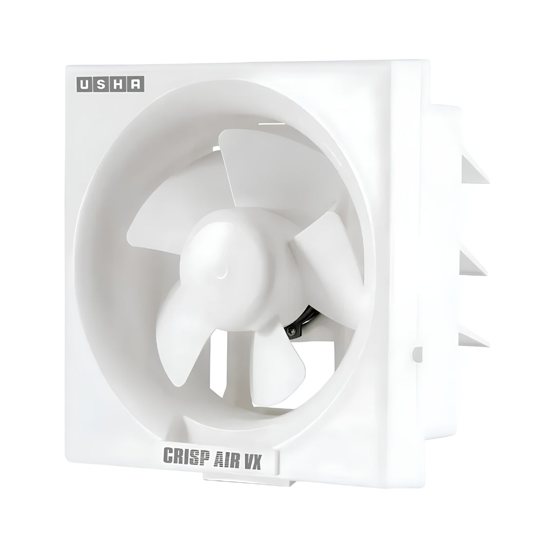 Usha Crisp Air VX Series Exhaust Fan 150 mm – White_Front View
