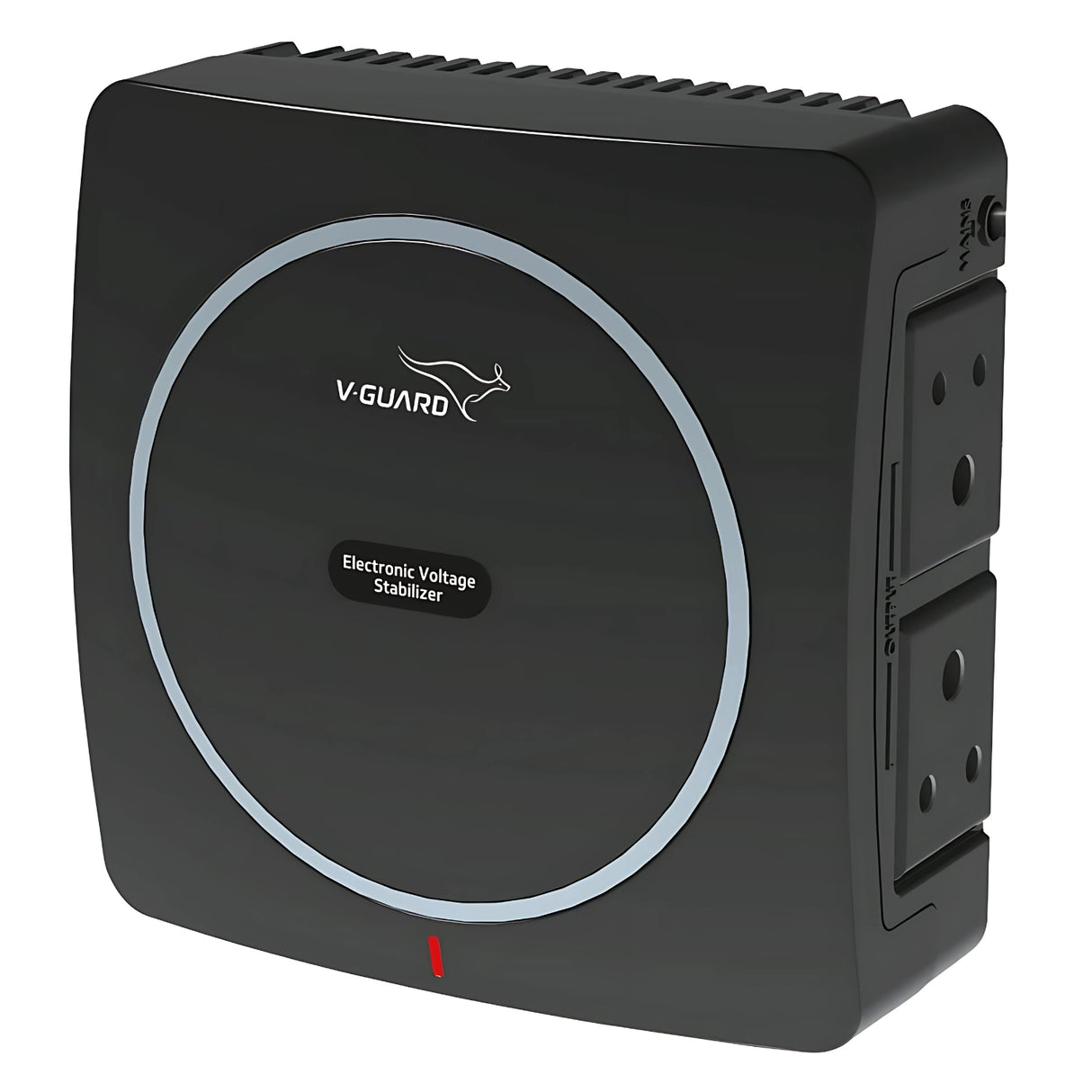 V-Guard Neo Crystal Voltage Stabilizer 90-290V - Black