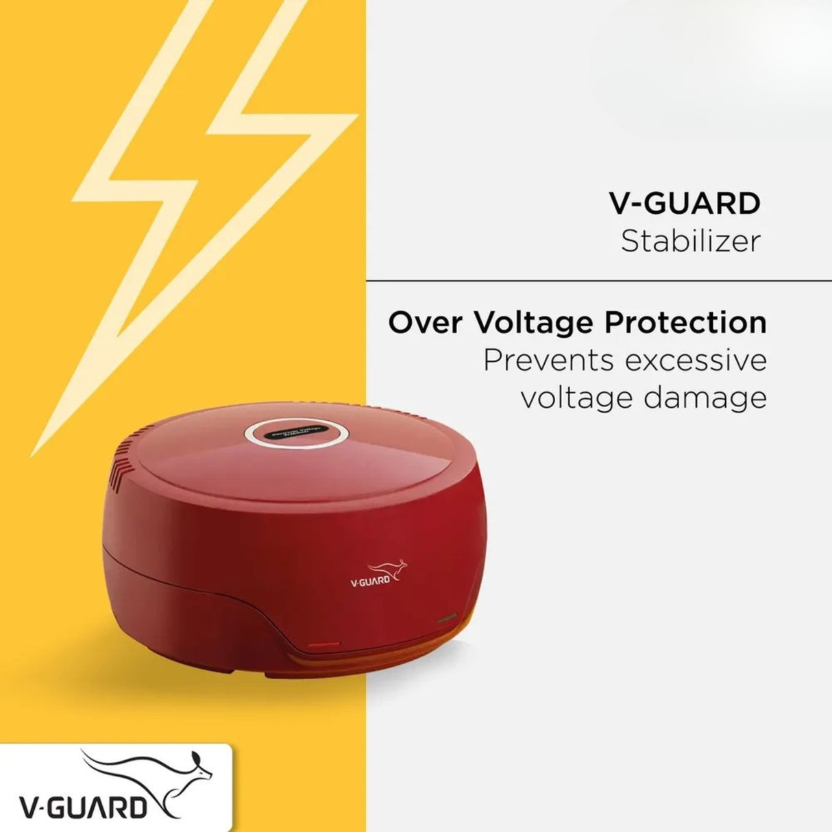 V-Guard VG 50 Voltage Stabilizer 135-280V - Red