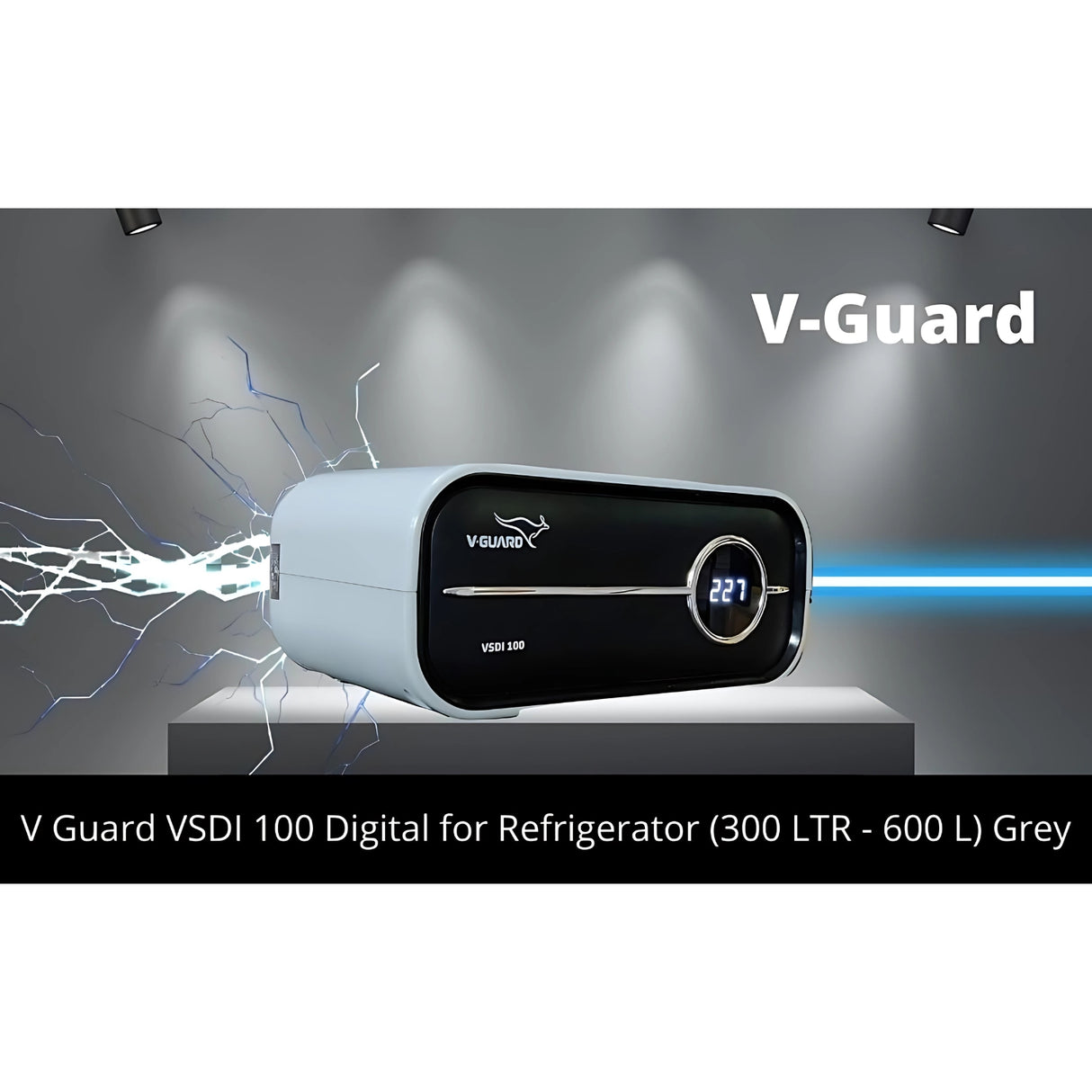 V-Guard VSDI 100 Digital Voltage Stabilizer 120-280V - Grey