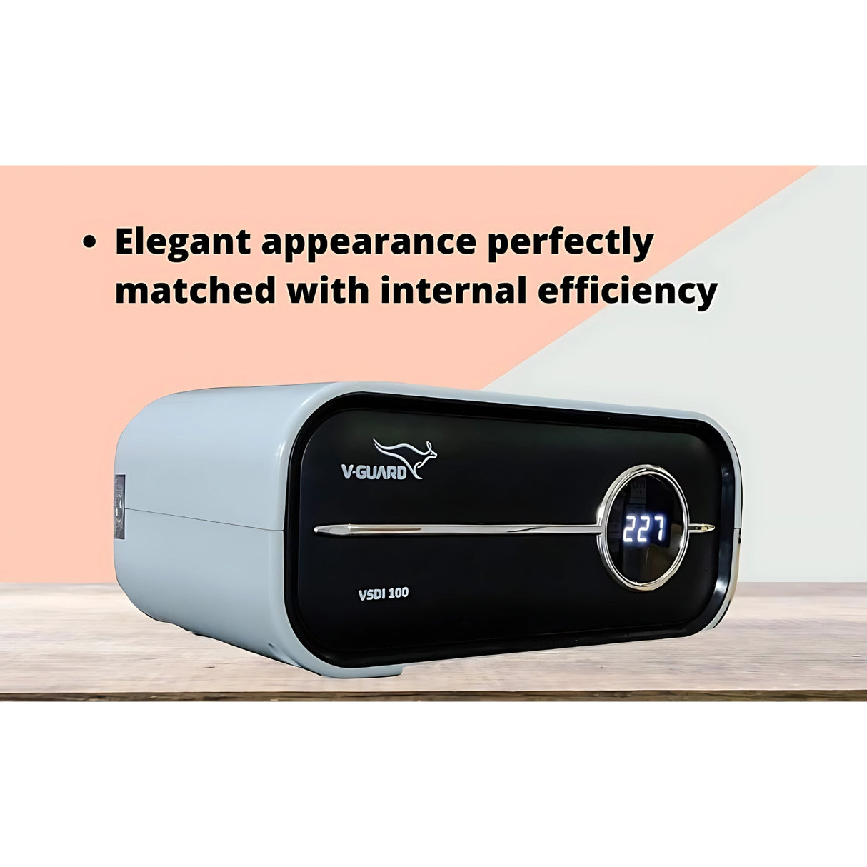 V-Guard VSDI 100 Digital Voltage Stabilizer 120-280V - Grey
