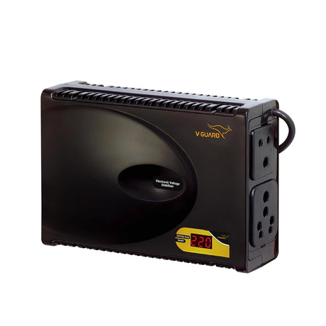 V-Guard Crystal Plus Voltage Stabilizer 90-290V - Black_1
