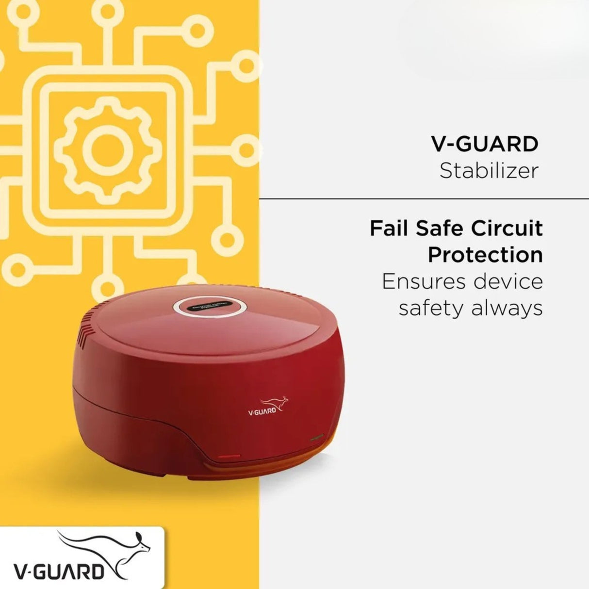 V-Guard VG 50 Voltage Stabilizer 135-280V - Red_4
