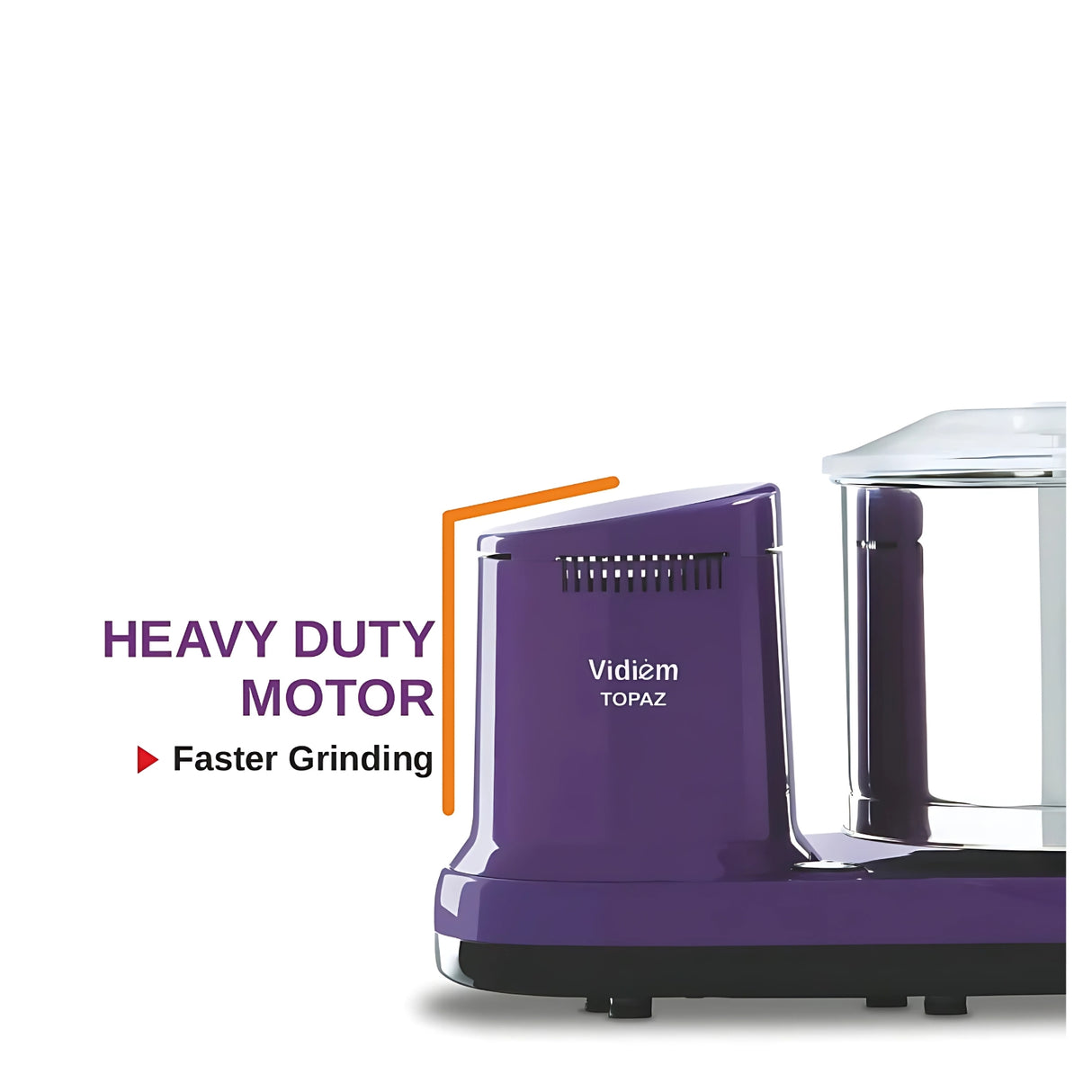 Vidiem TOPAZ 2L Wet Grinder - Lavender