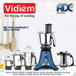 VIDIEM VSTAR ADC Azure Blue Mixer Grinder 1000 Watts  – Blue_1