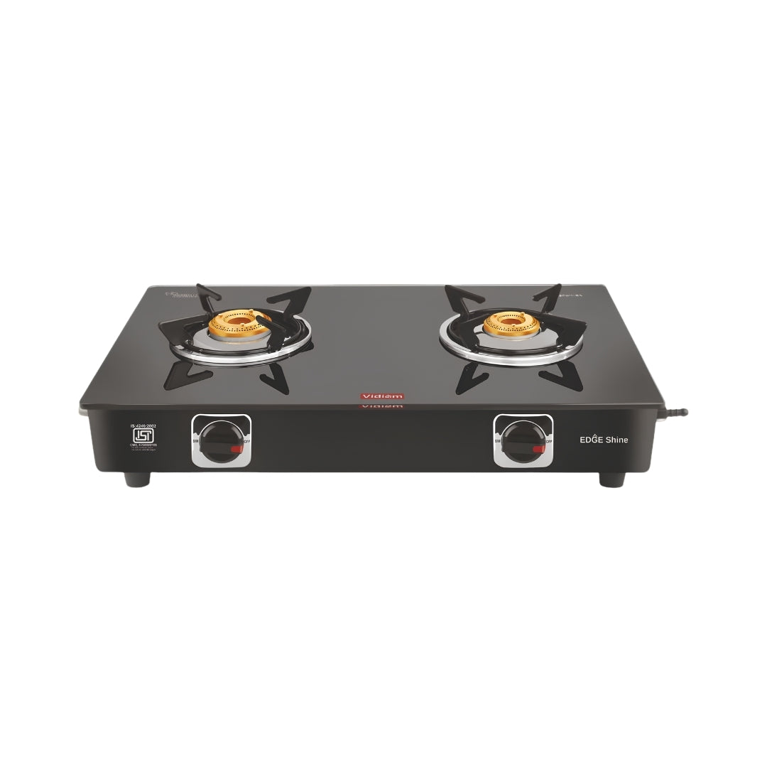 Vidiem Edge Shine 2B Gas Stove GT – Black