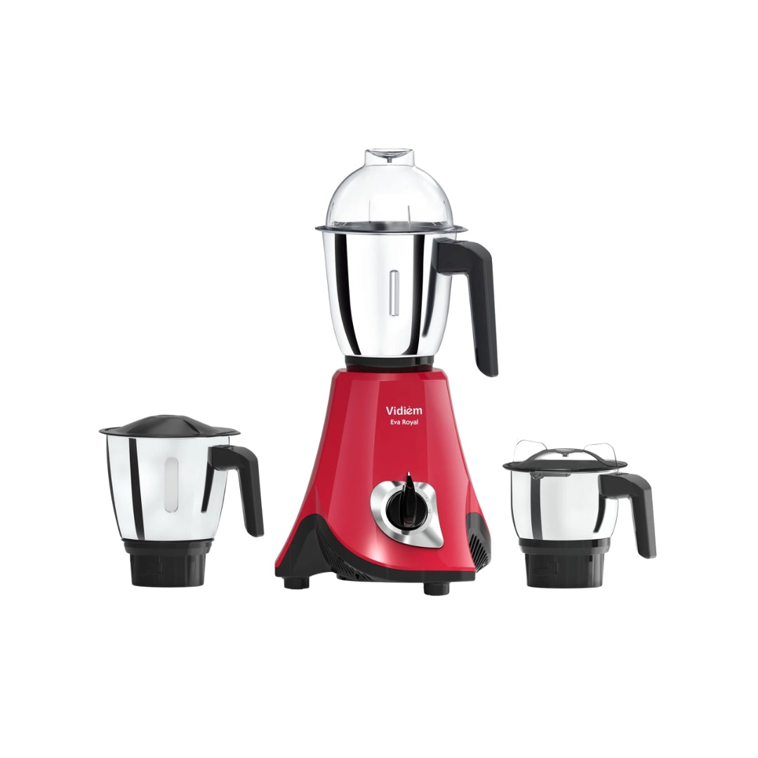 Vidiem Eva Royal 750W Mixer Grinder – Red