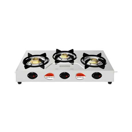 VidiemVectorNero3-BurnerStainlesssteelGasStove_Silver-FrontView_1