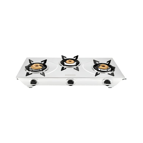 VidiemVivaPro3BurnerStainlessSteelGasStove_Silver_FrontView_1