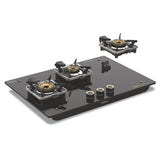 Vidiem Vogue GT 3Burner Gas Stove – Black