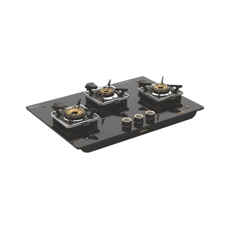 VidiemVogueGT3BurnerGasStove_Black_FrontView_1