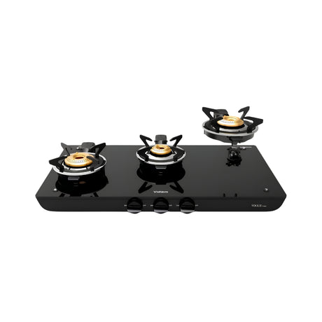 VidiemVogueVesta3-BurnerGlassTopGasStove_Black_FrontView_1