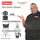 Vidiem V Star ADC 750W Mixer Grinder – 5 Jars with Master Chef Jar  Aria Cool Tec Motor  Self-Locking Jars  5-Year Motor Warranty