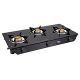 Vidiem Veer Jumbo 3Burner Gas Stove – Black