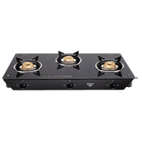 Vidiem Veer Jumbo 3Burner Gas Stove – Black
