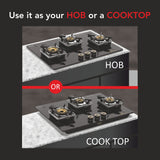 Vidiem Vogue GT 3Burner Gas Stove – Black
