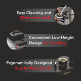 Vidiem Vogue GT 3Burner Gas Stove – Black