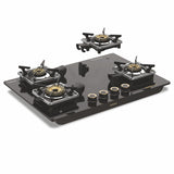 Vidiem Vogue GT 4 Burner Gas Stove – Black