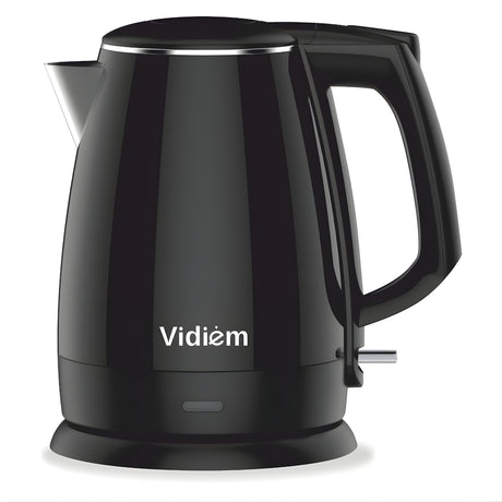 Vidiem Tusker 1500 W Stainless Steel Body Electric Kettle 1.5 L – Black_1
