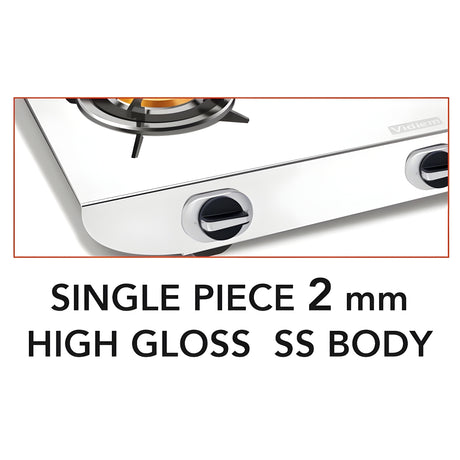 Vidiem Tusker Pulse Auto ignition 3-Burner Stainless Steel Gas Stove – Silver_3