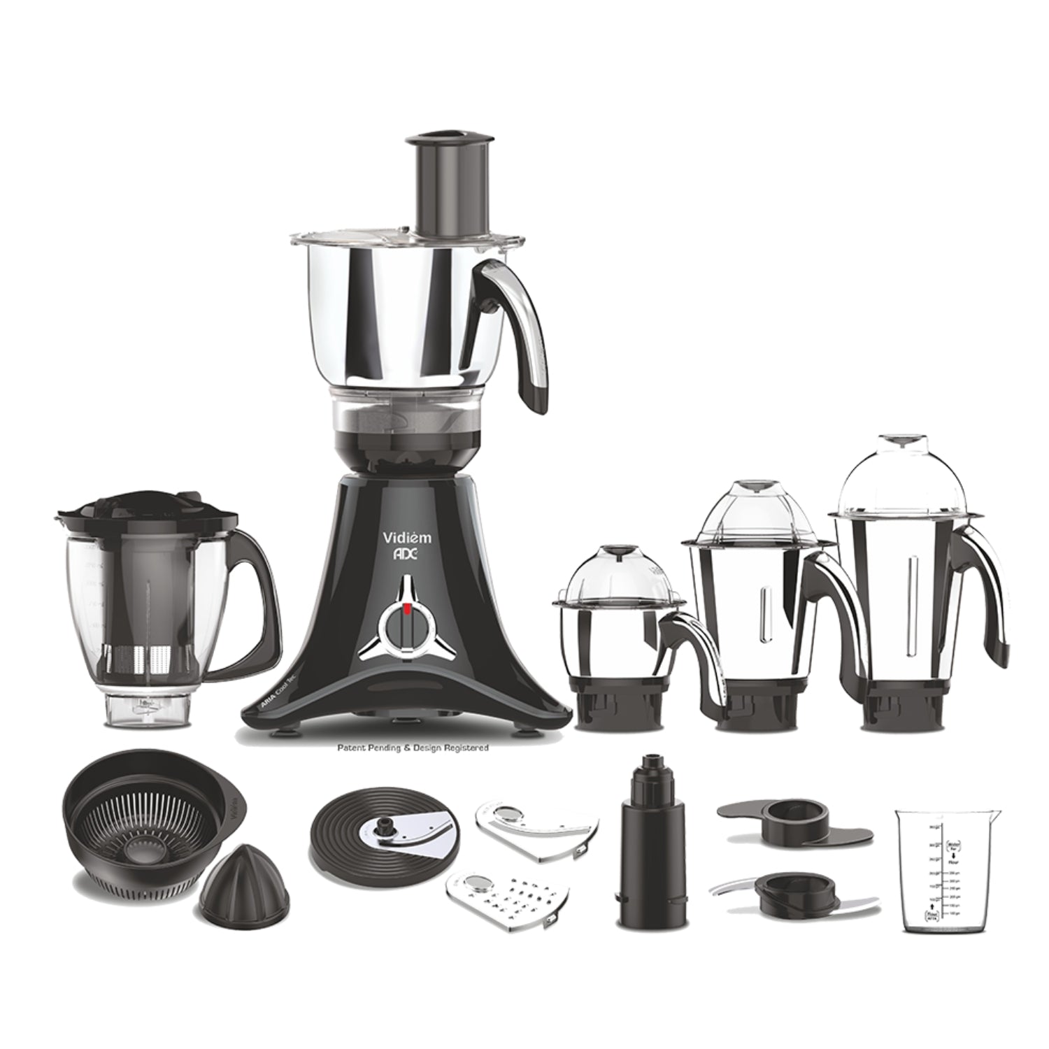 Vidiem V Star ADC Mixer Grinder 750 Watts  – Black_1