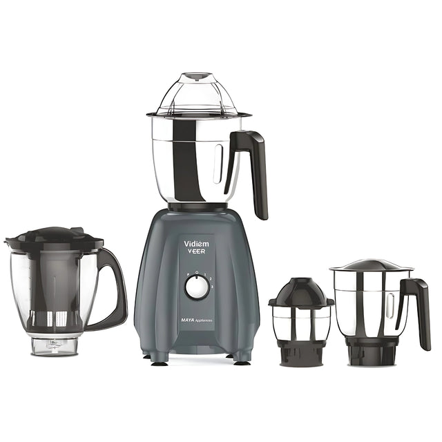 Vidiem Veer 650W Mixer Grinder – 3 Stainless Steel Jars Durable ABS Body  Powerful & Compact Mixie_1