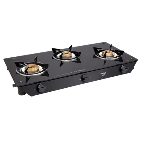 Vidiem Veer Jumbo 3Burner Gas Stove – Black_2