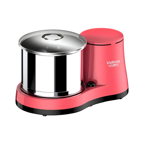 Vidiem Vision ST 2L Table Top Wet Grinder -  Cherry Red_Front View
