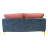 Vienna Fabric Sofa 3-Seater - Blue
