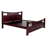 Vienna Pro Comfort Wooden Bed King Size - Honey Finish