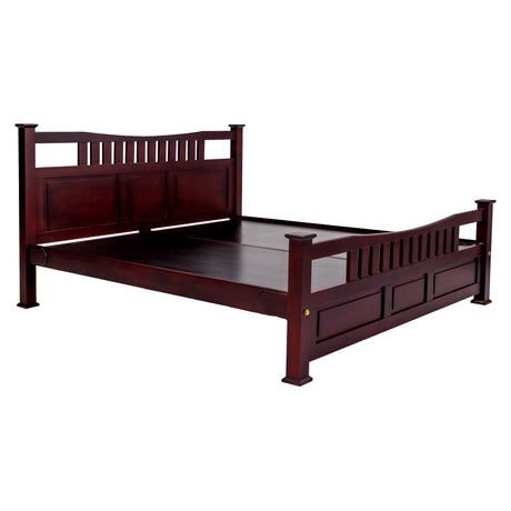 Vienna Pro Comfort Wooden Bed King Size - Honey Finish