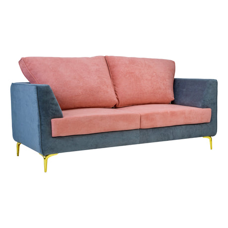 Vienna Fabric Sofa 3-Seater - Blue_1