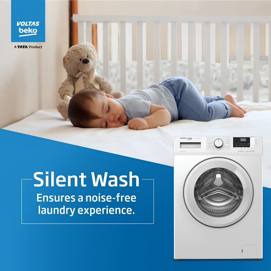 Volats Beko WFL8012B7JVBKA Front Load Washing Machine 8 Kg - White_Feature_8