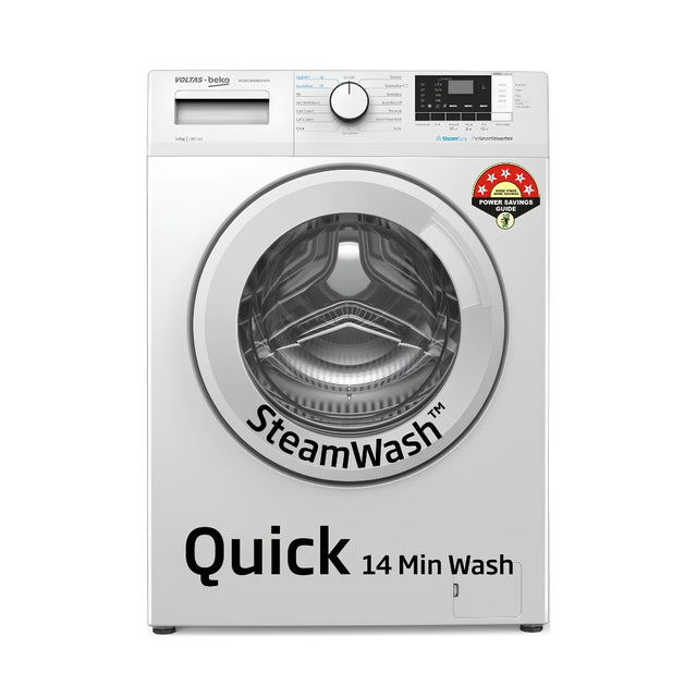 Volats Beko WFL8012B7JVBKA Front Load Washing Machine 8 Kg - White_Front View