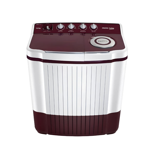 Voltas Beko  7 Kg  Semi Automatic  Top Load Washing Machine  WTT70DLIM  BRSSWH5POD1