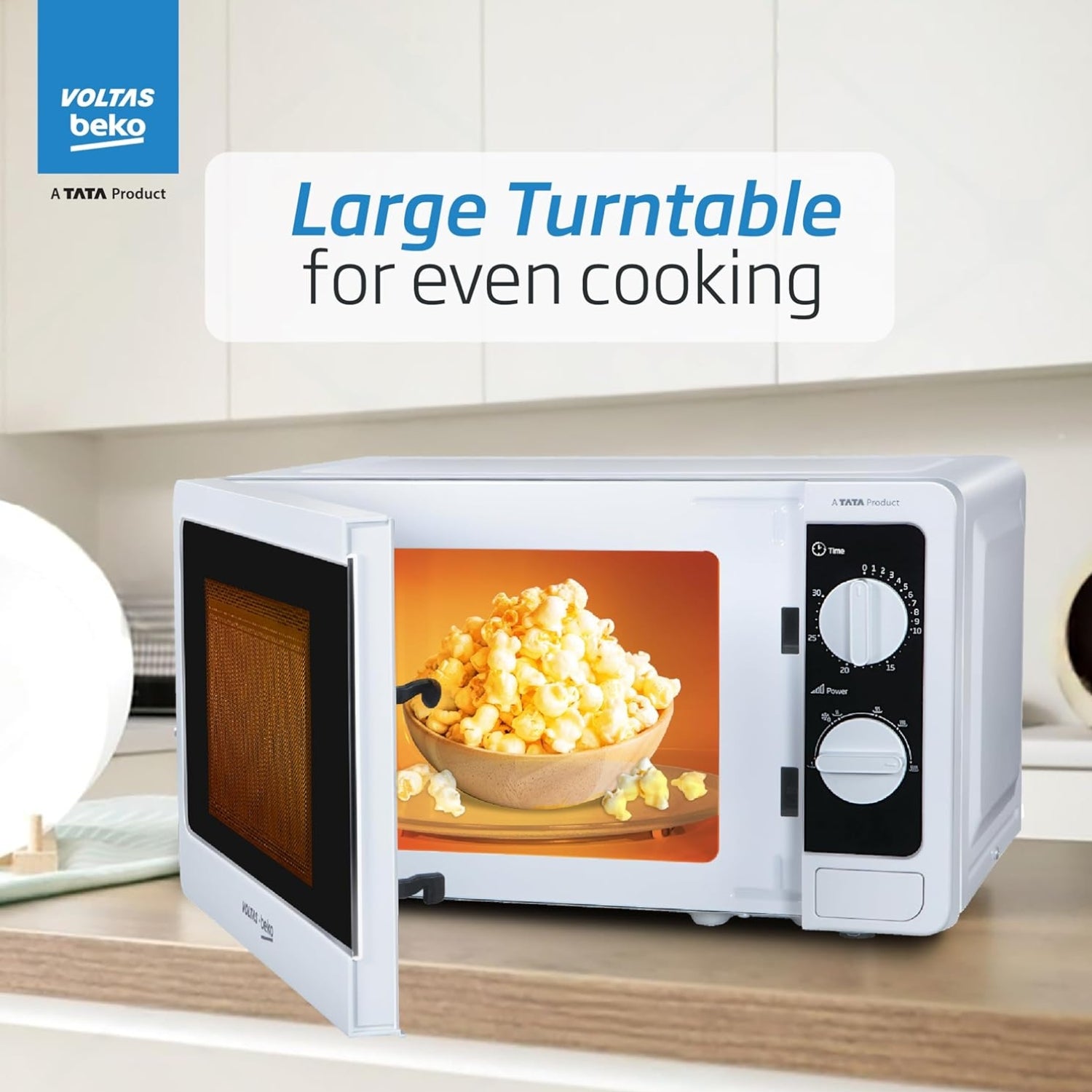 Voltas Beko MS20MPW10 Solo Microwave Oven 20 L - White_6