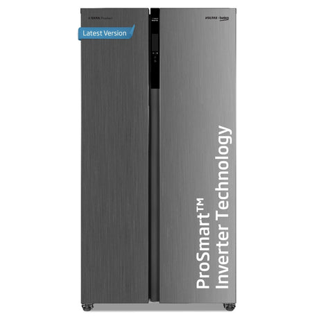 Voltas Beko RSB585/FPV300RXID 1101020 4 Star  563 L Side by Side Refrigerator – Inox Steel_1