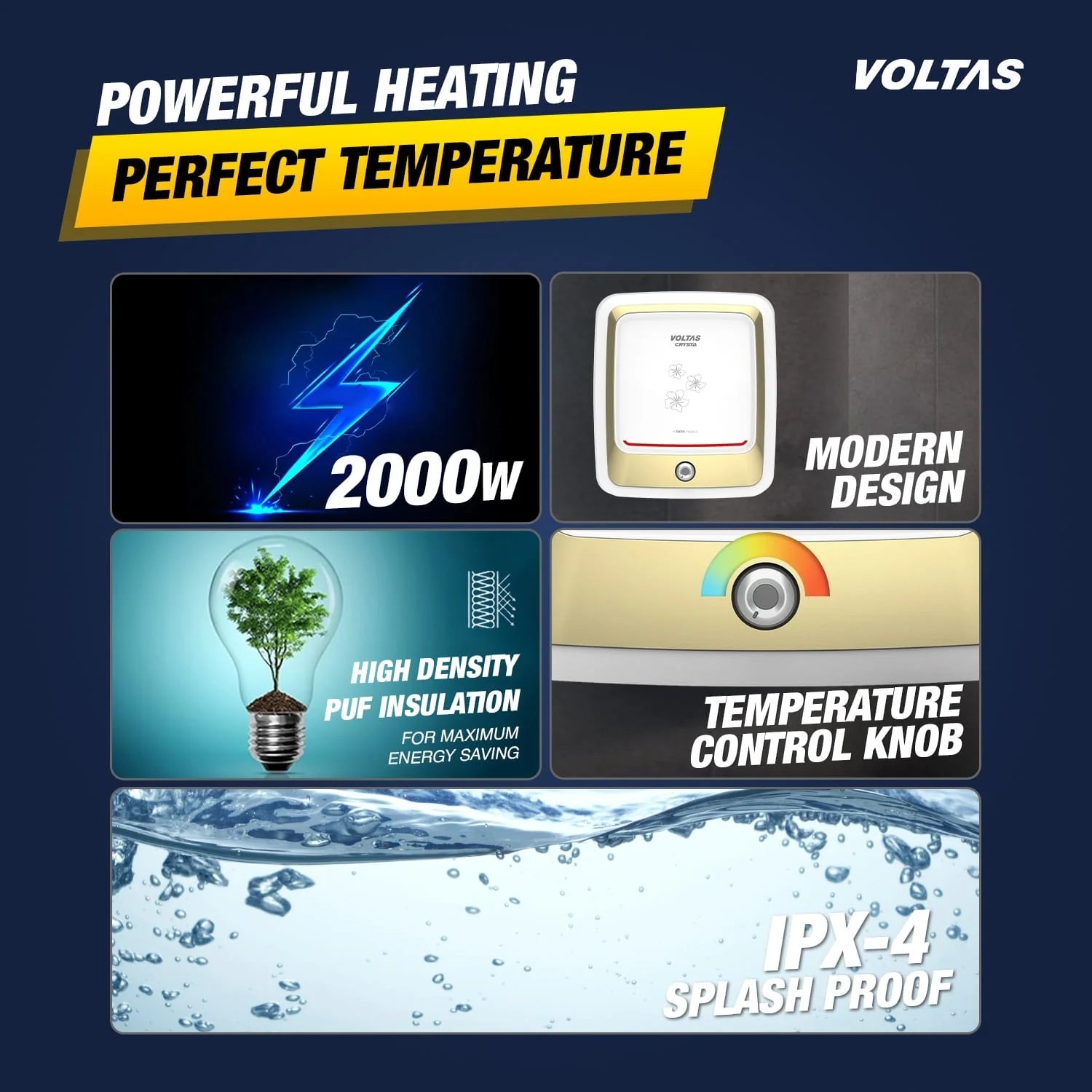Voltas Crysta Water Heater 15 L - White_3