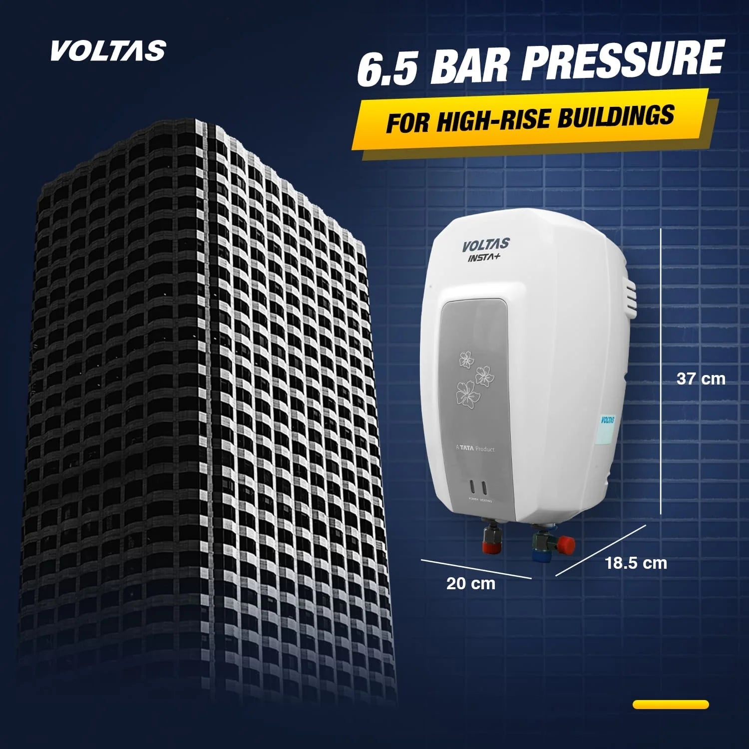 Voltas Insta Plus Water Heater 3 L - White_3