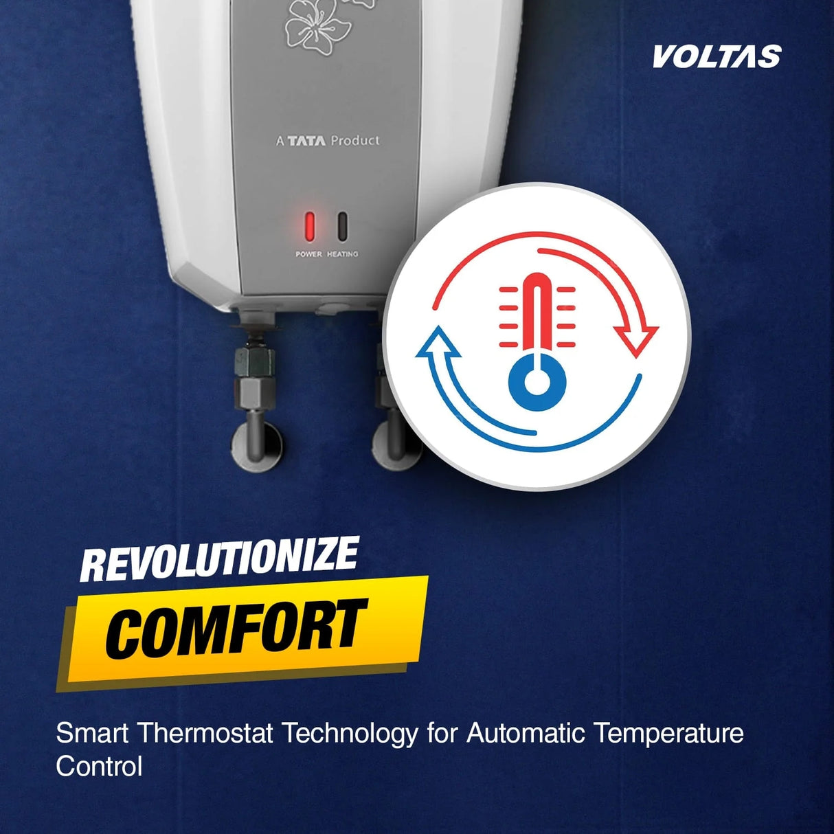 Voltas Insta Plus Water Heater 5 L - White_3