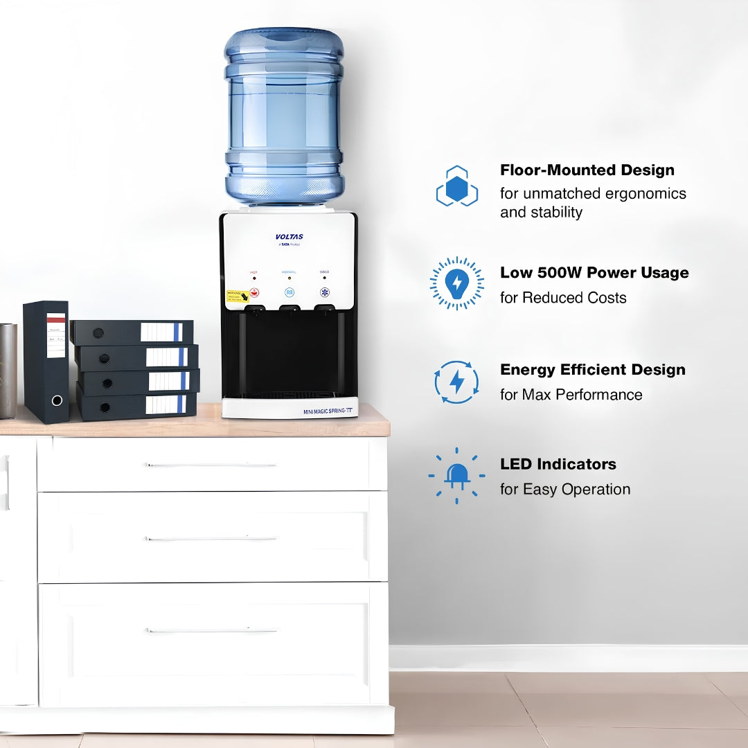 Voltas Mini magic Spring TT Plus Water Dispenser 5 L - White _Feature_2